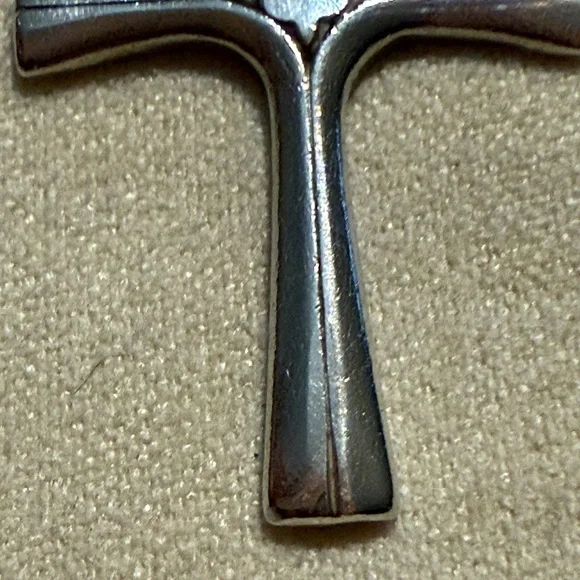 Retired James Avery Sterling Silver Descending Dove Serenity Cross Pendant EUC - Picture 12 of 14